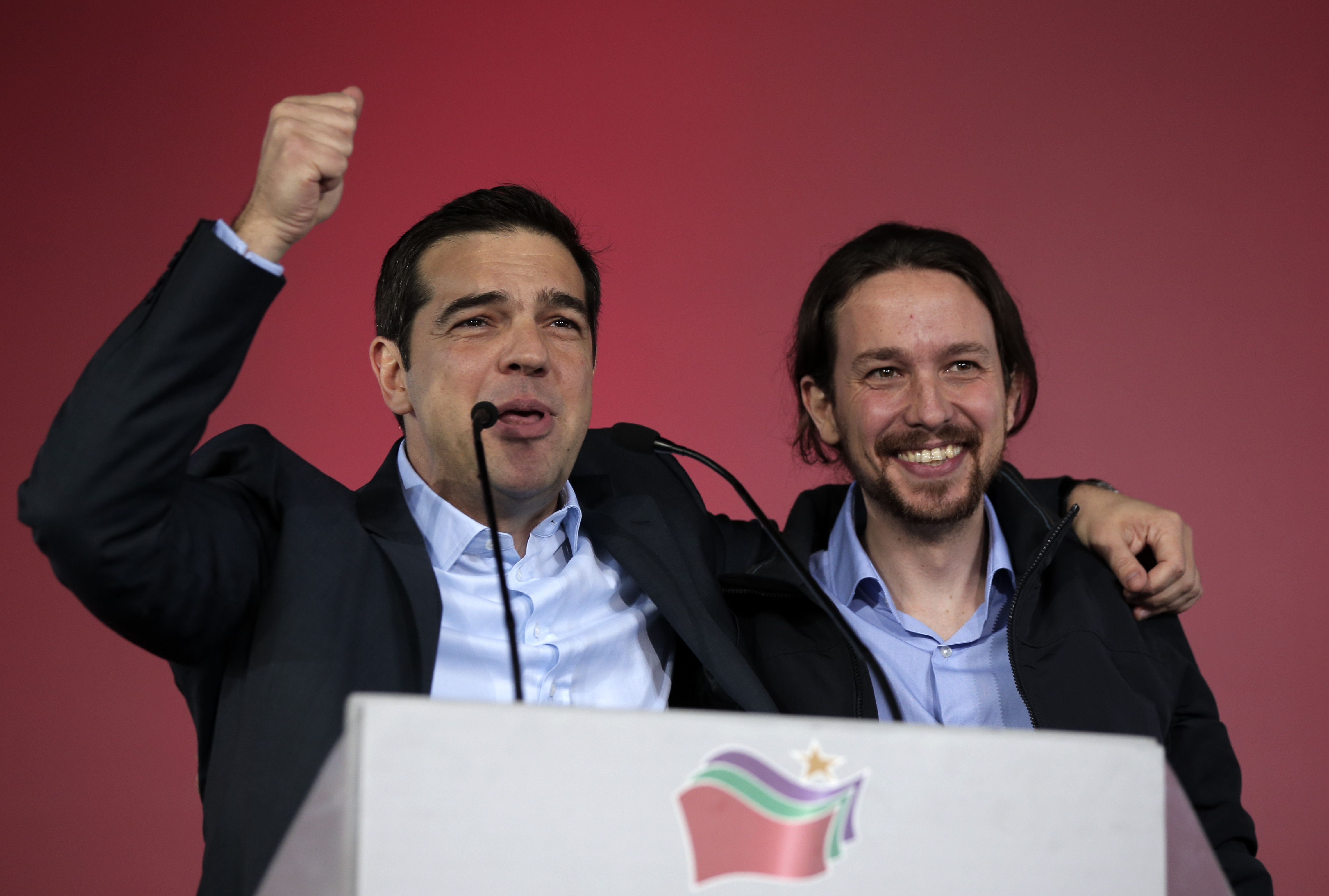 Podemos, ΚΚ Γαλλίας και Die Linke στην κεντρική προεκλογική ομιλία Τσίπρα